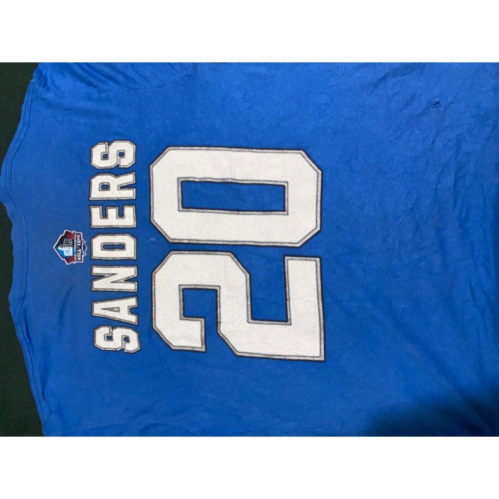 Detroit Lions Sanders Hall of Fame Vintage Tee